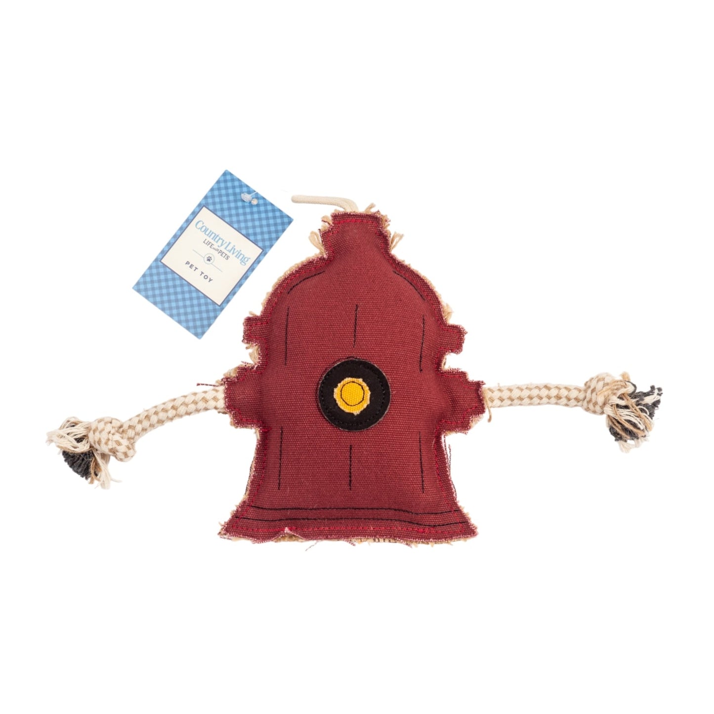 Dog Chew Toy Canvas Jute Fire - Cognitive Agility Relief - Majestic Pet Kingdom