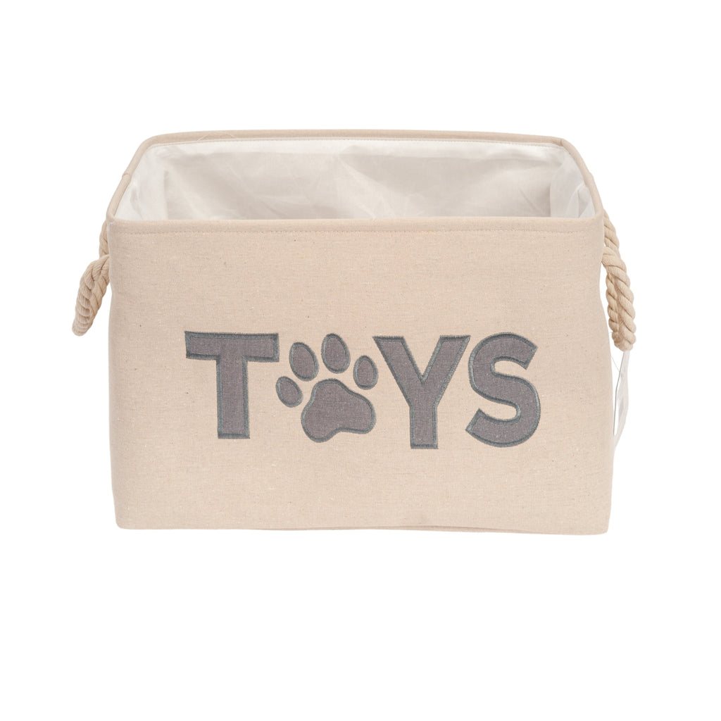 Foldable Fabric Dog Toy Storage Bin Organizer Box Basket