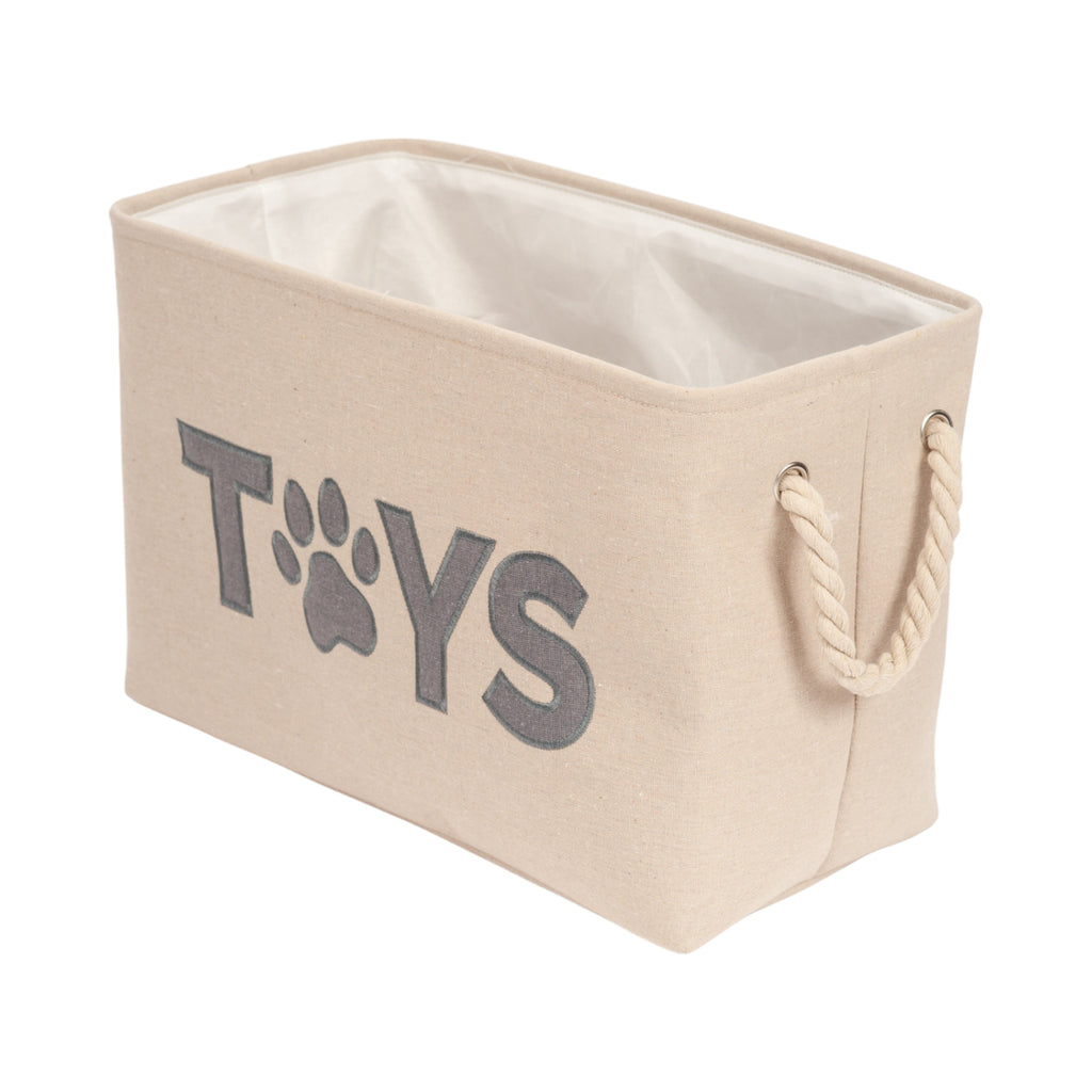 Foldable Fabric Dog Toy Storage Bin Organizer Box Basket
