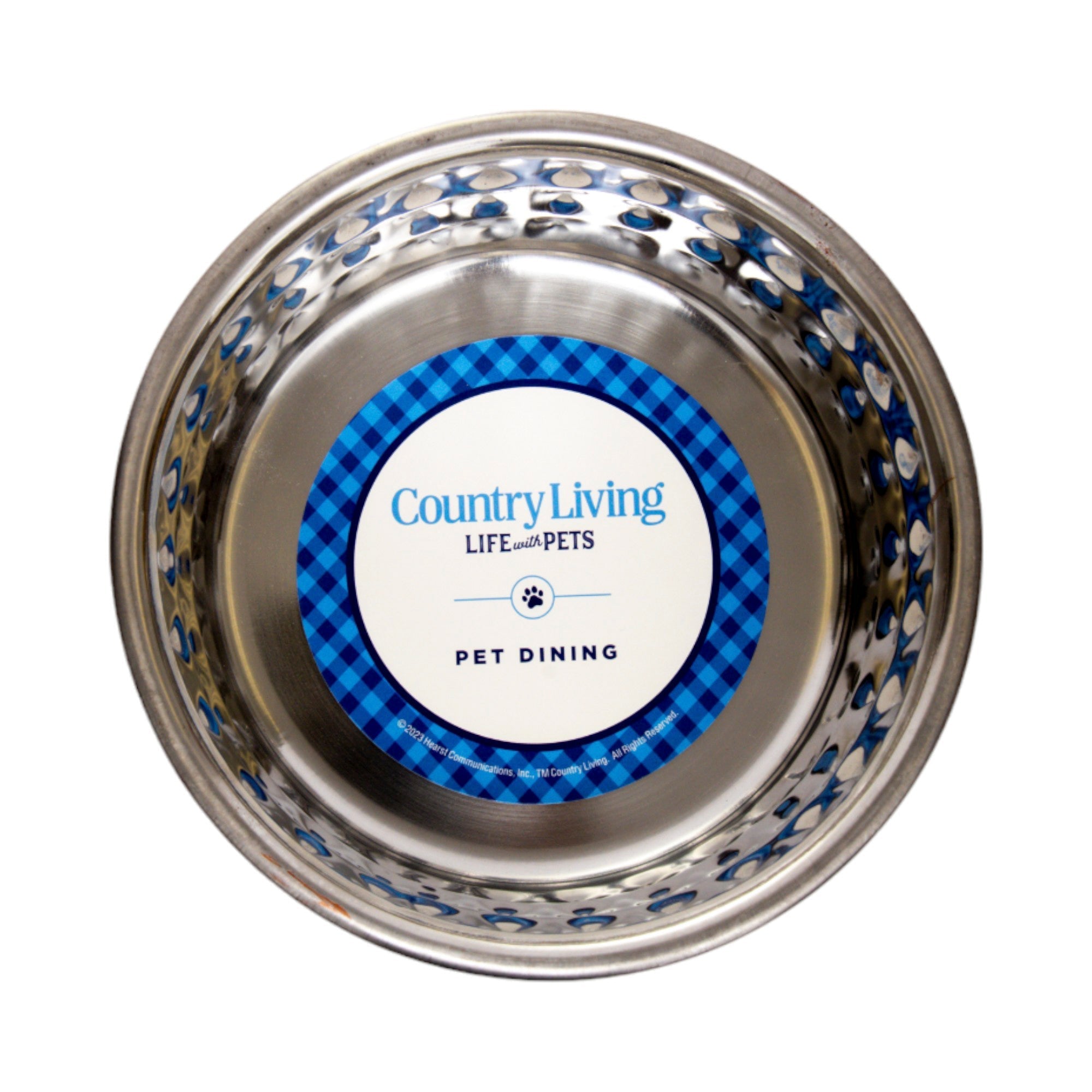 Lavender Stainless Steel Hammered Pet Bowls (Set of 2) - Majestic Pet Kingdom
