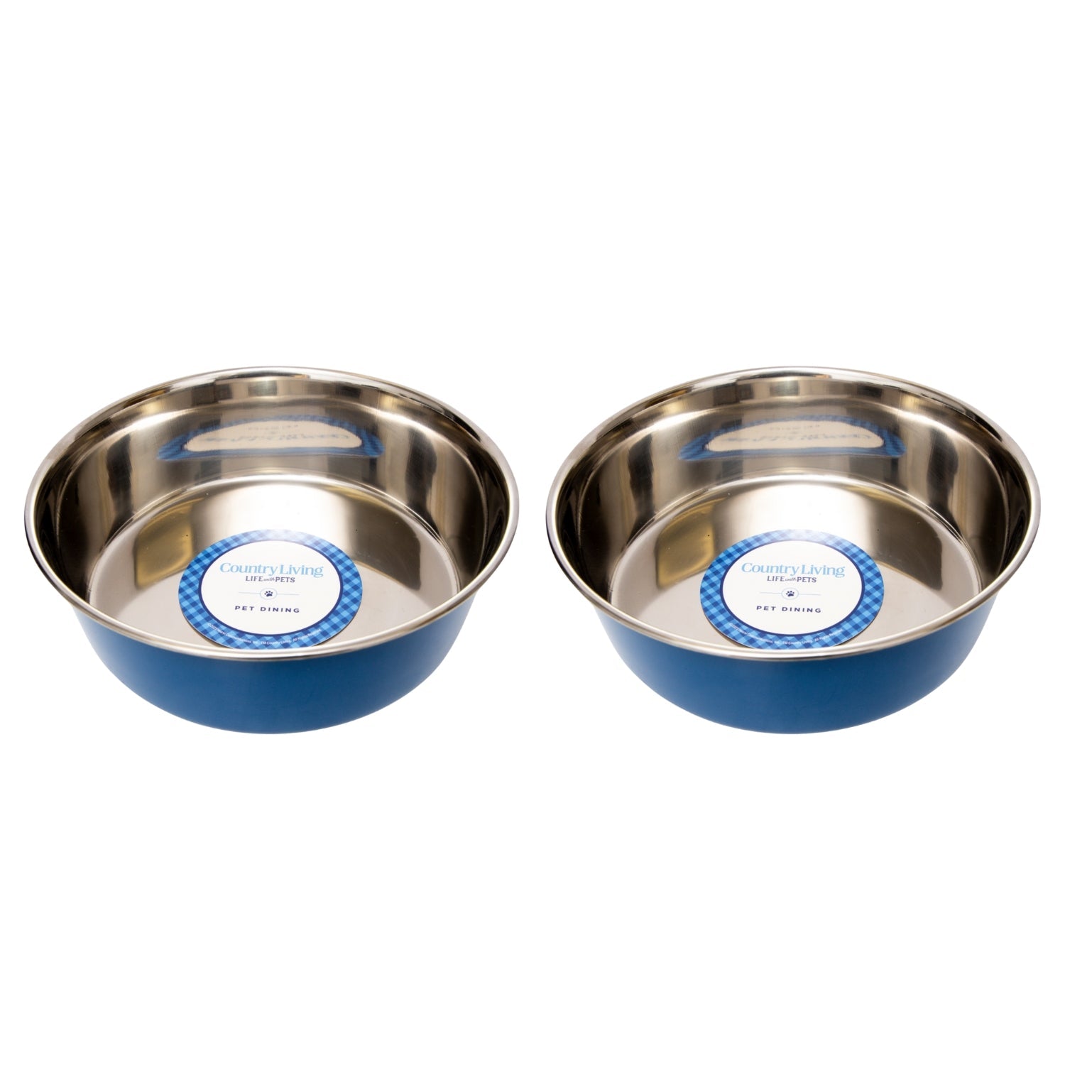 Dog Bowls Set Of 2 Heavy Gauge | Majestic Pet Kingdom - Majestic Pet Kingdom