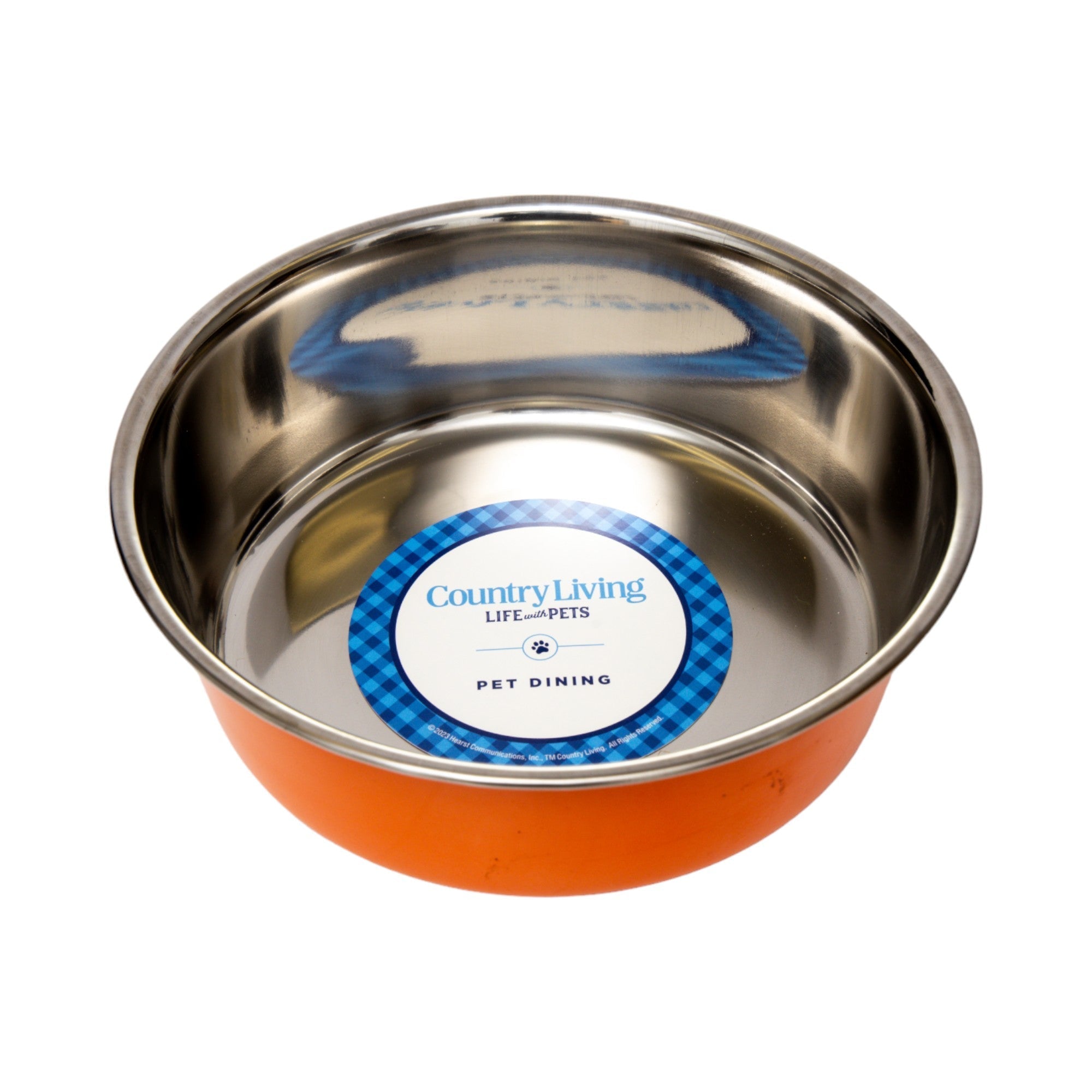 Heavy Gauge Stainless Steel Food & Water Dog Bowls (2-Pk)