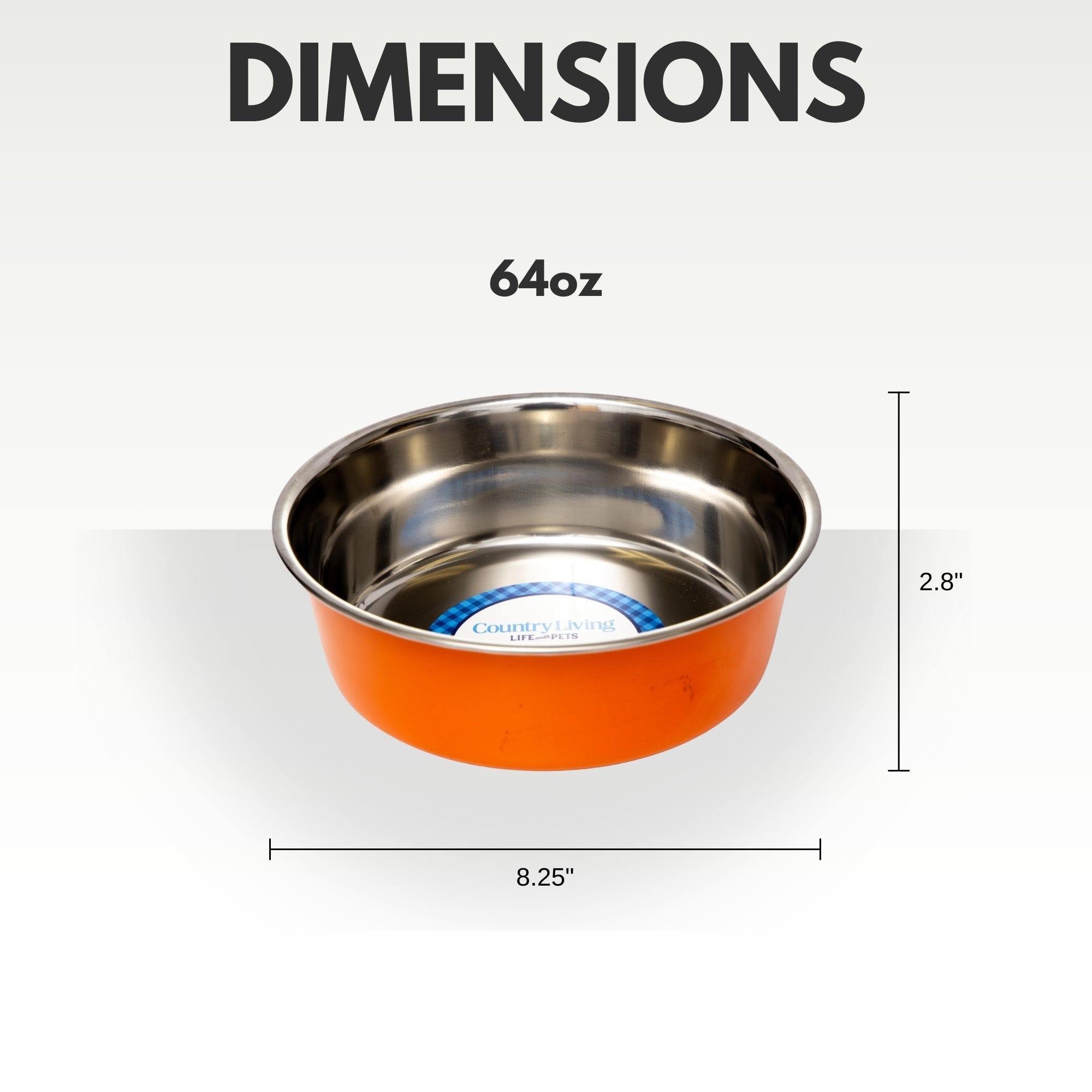 Heavy Gauge Stainless Steel Food & Water Dog Bowls (2-Pk)