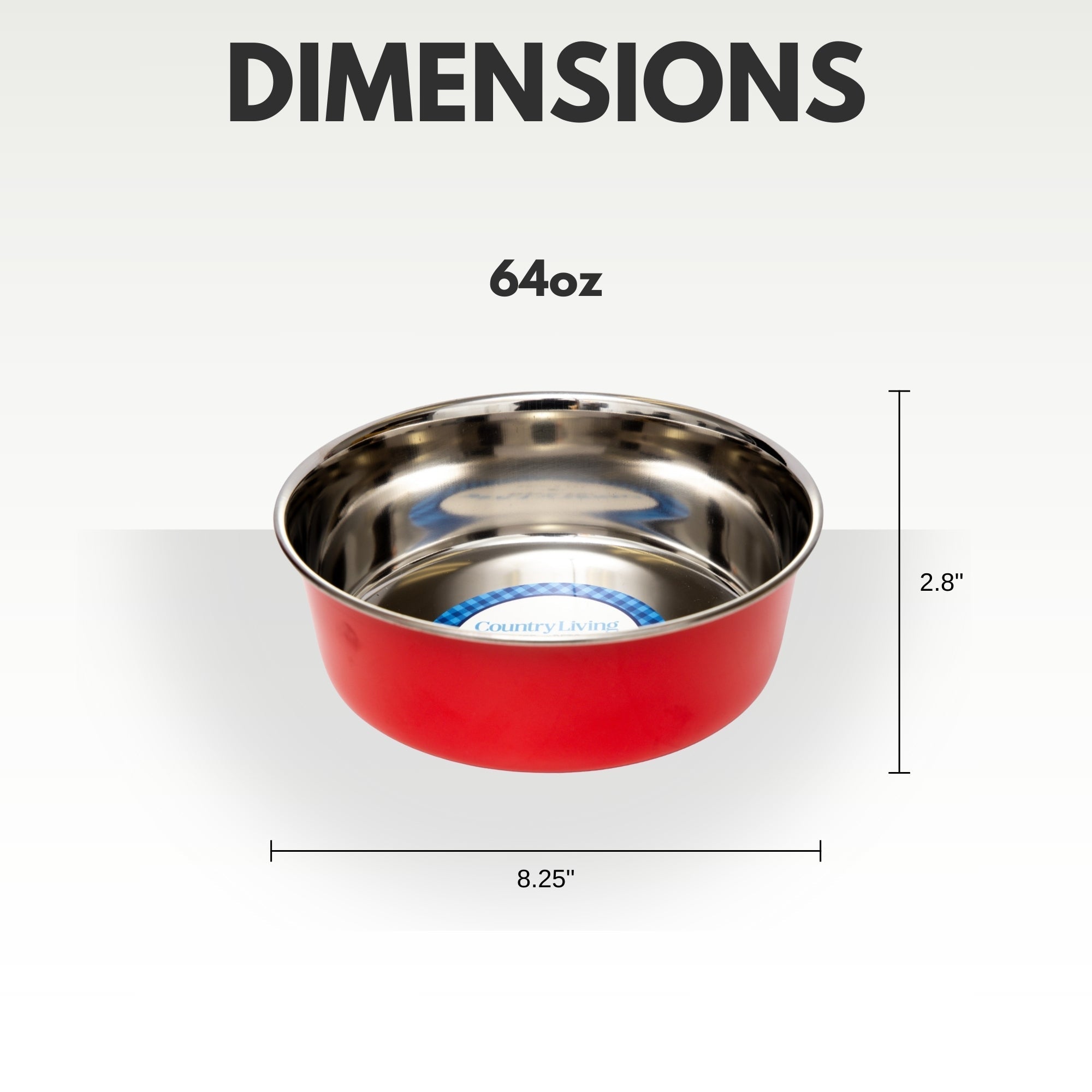 Heavy Gauge Stainless Steel Food & Water Dog Bowls (2-Pk)