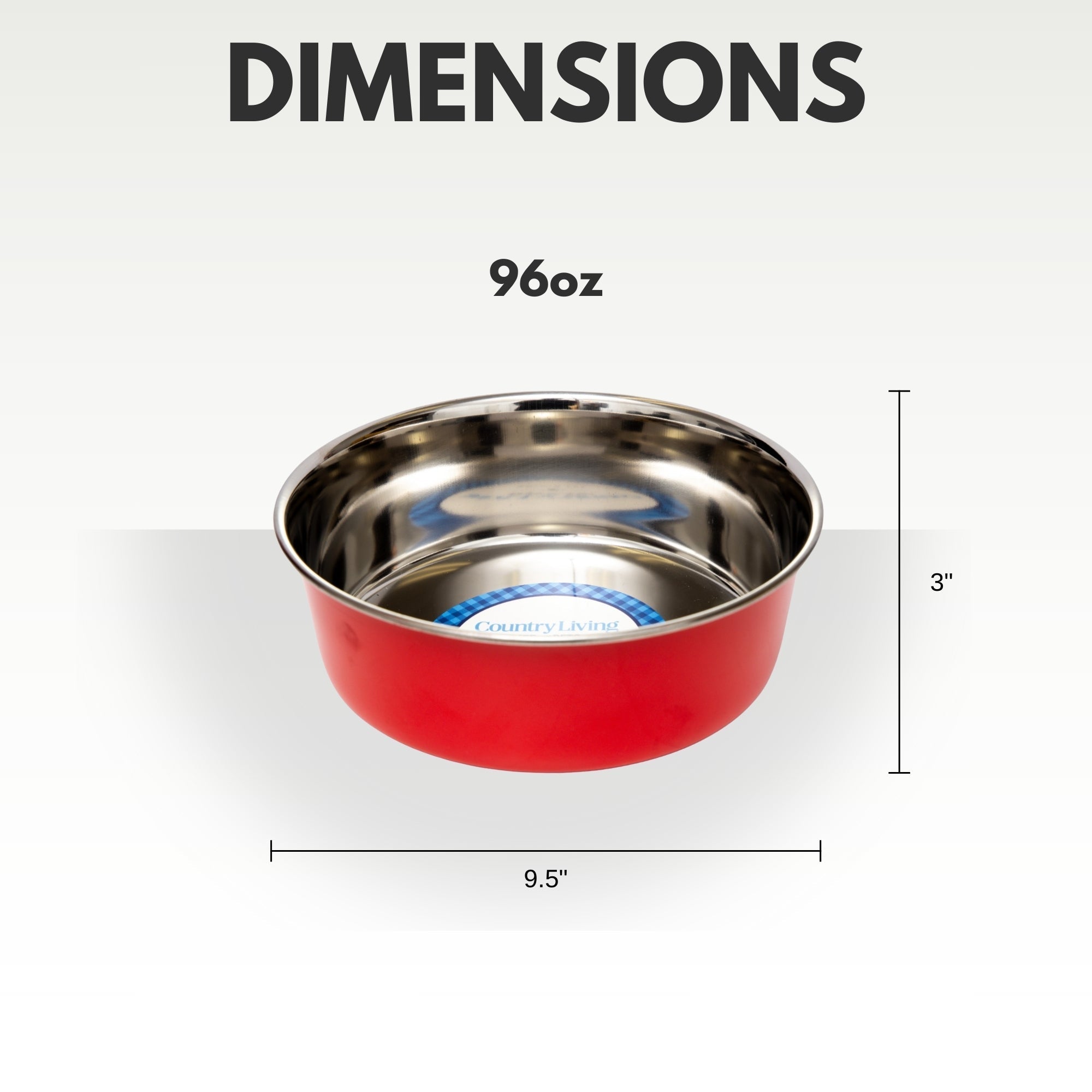 Heavy Gauge Stainless Steel Food & Water Dog Bowls (2-Pk)