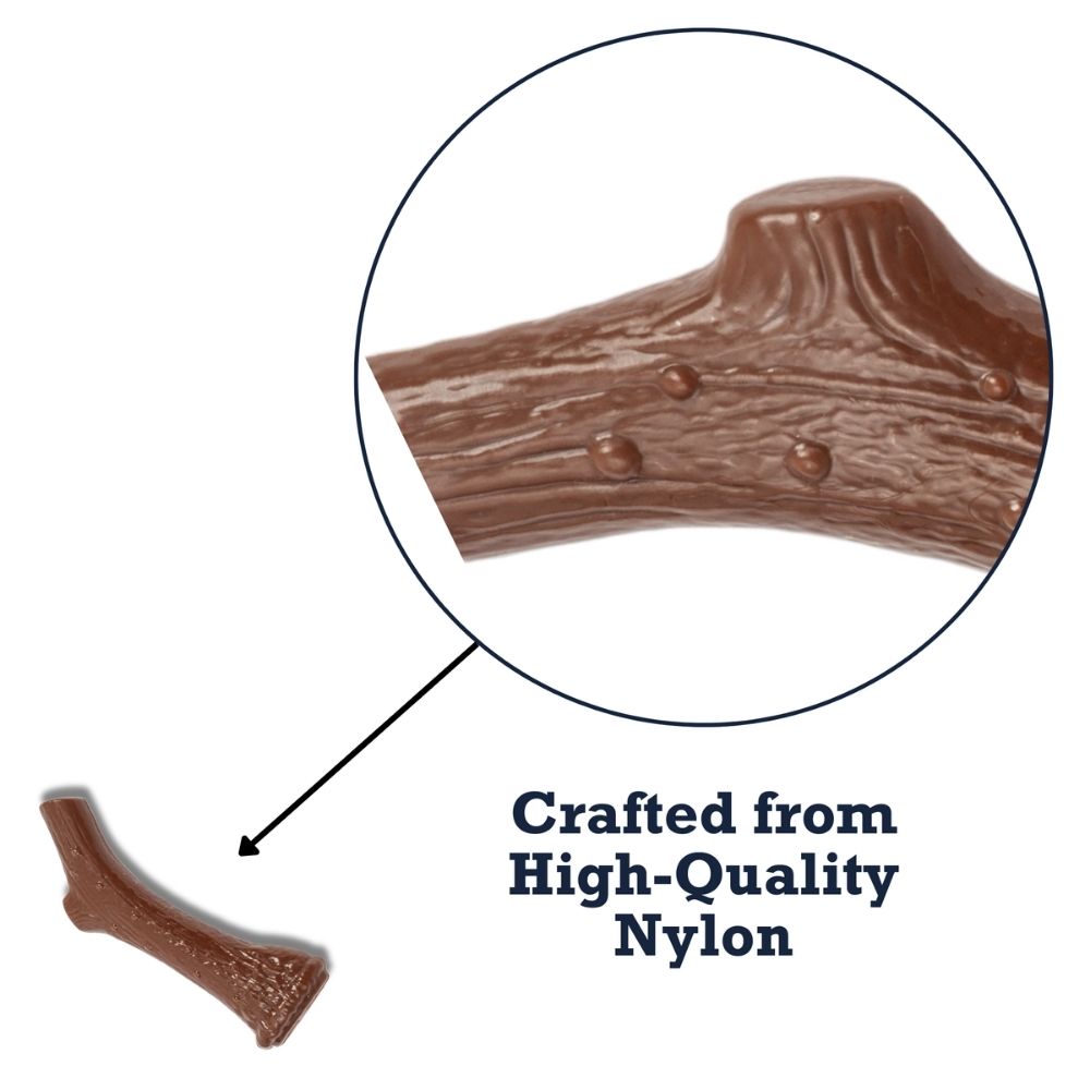 Chicken Flavored Nylon Antler Dog Chew Toy for Chewers