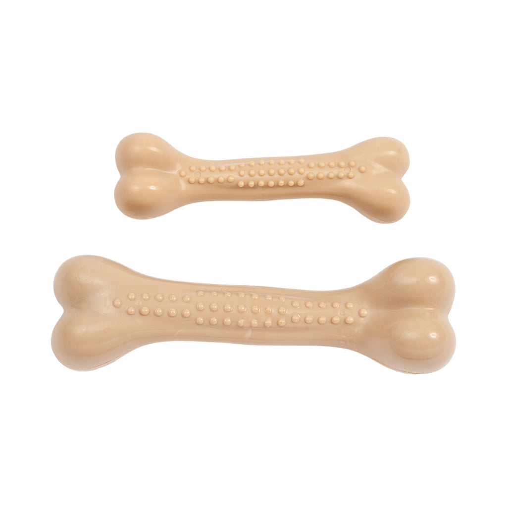 Nylon Chicken-Flavored Chew Bone Toy for Heavy Chewers