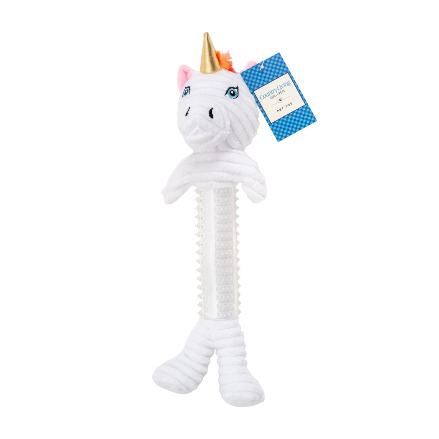 Dog Plush Toy Corduroy Unicorn Tpr - Indoor Instinct Workout - Majestic Pet Kingdom