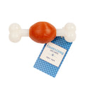 Beef-Flavored TPR & Nylon Bone Dog Chew Toy for Small Dogs