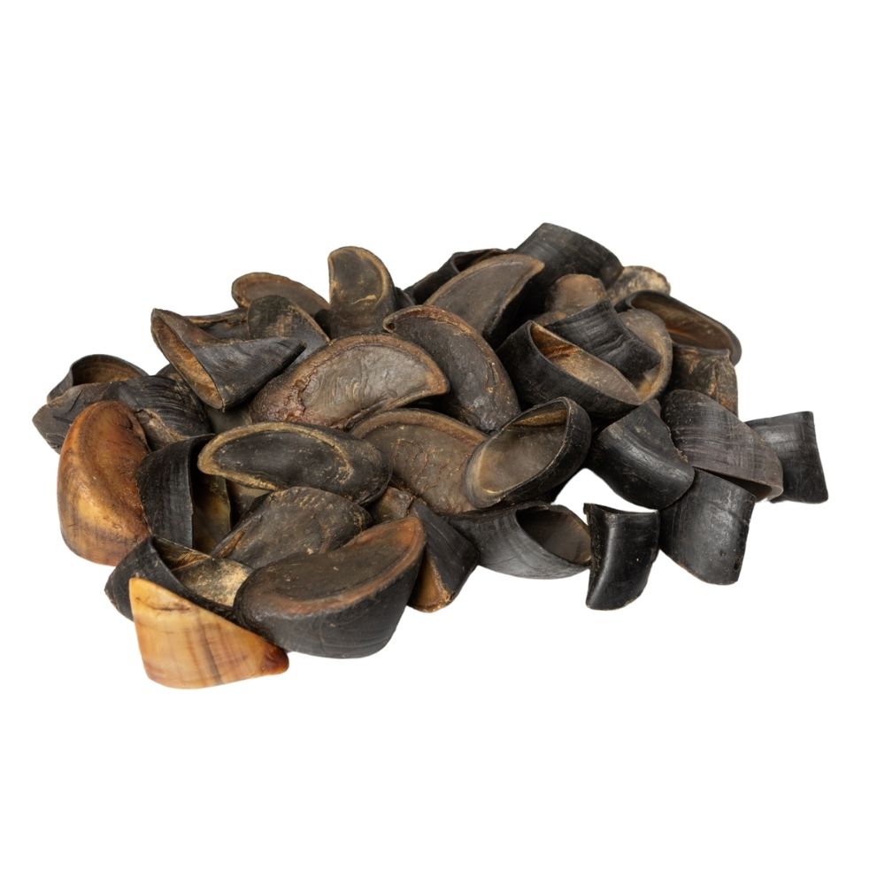 Dog Cow Hooves Chews Dental Care Natural Treats 25-Count
