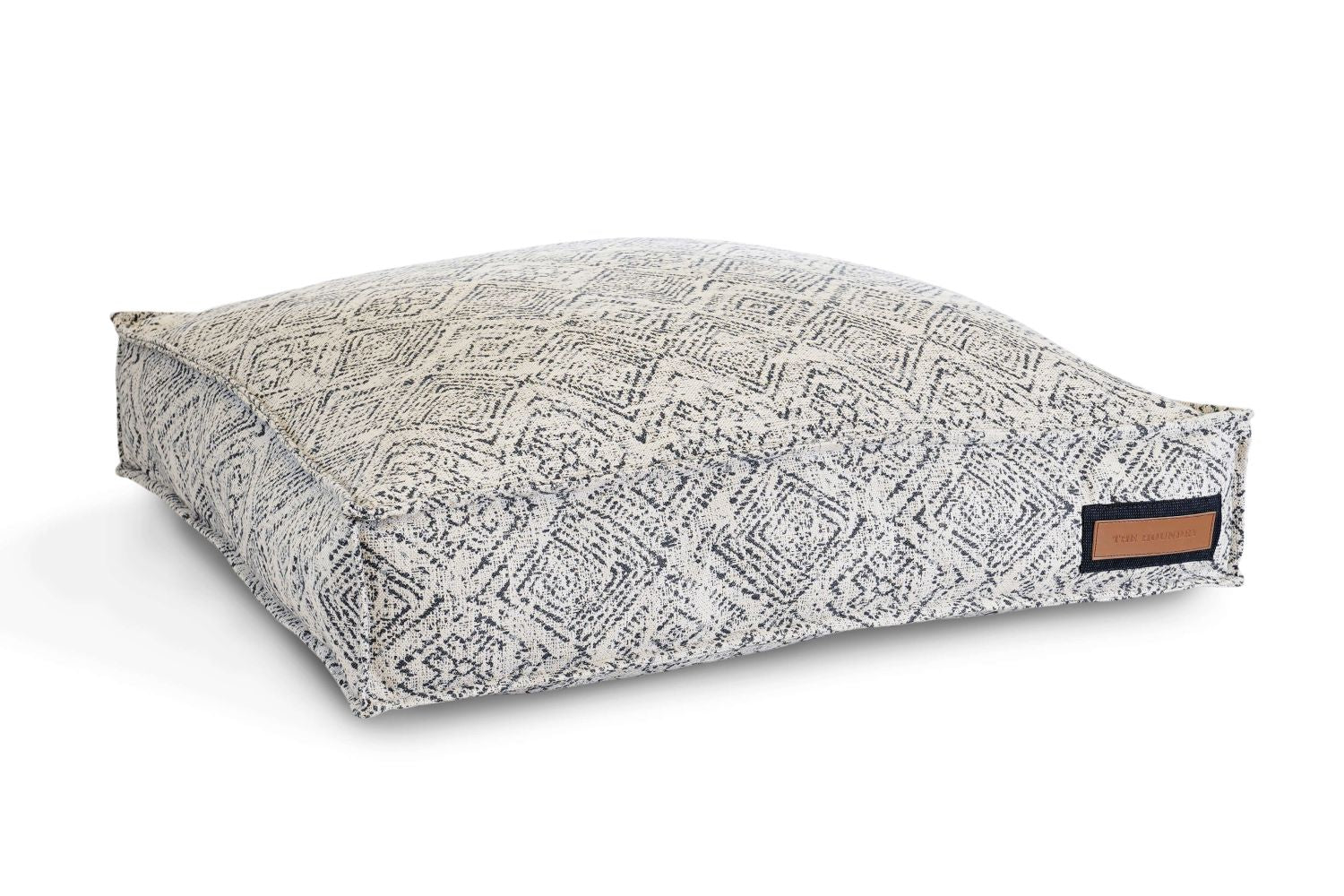 Dog Bed Lounger Sapphire Spaniel Blue Orthopedic Sleeping Mat - Detail Angle 4 | Majestic Pet Kingdom
