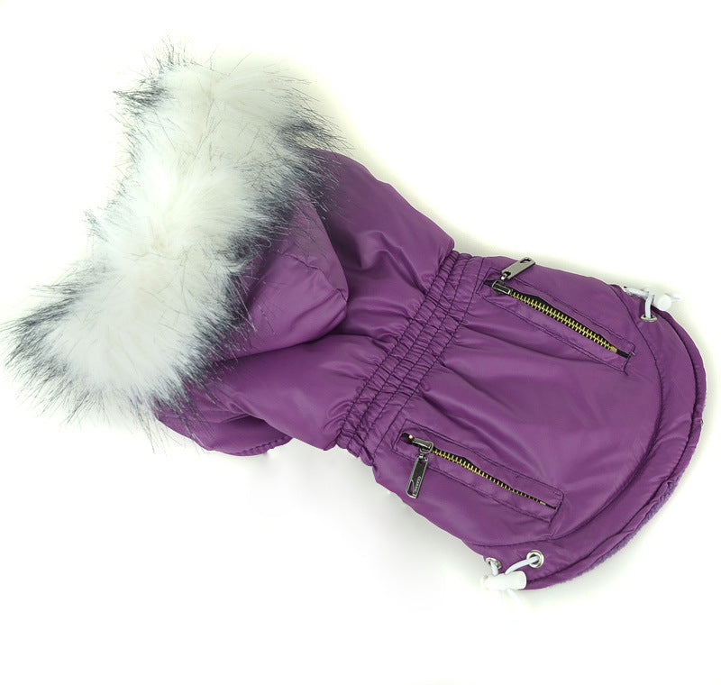 Zippered Cotton Padded Clothes For Pets - Majestic Pet Kingdom