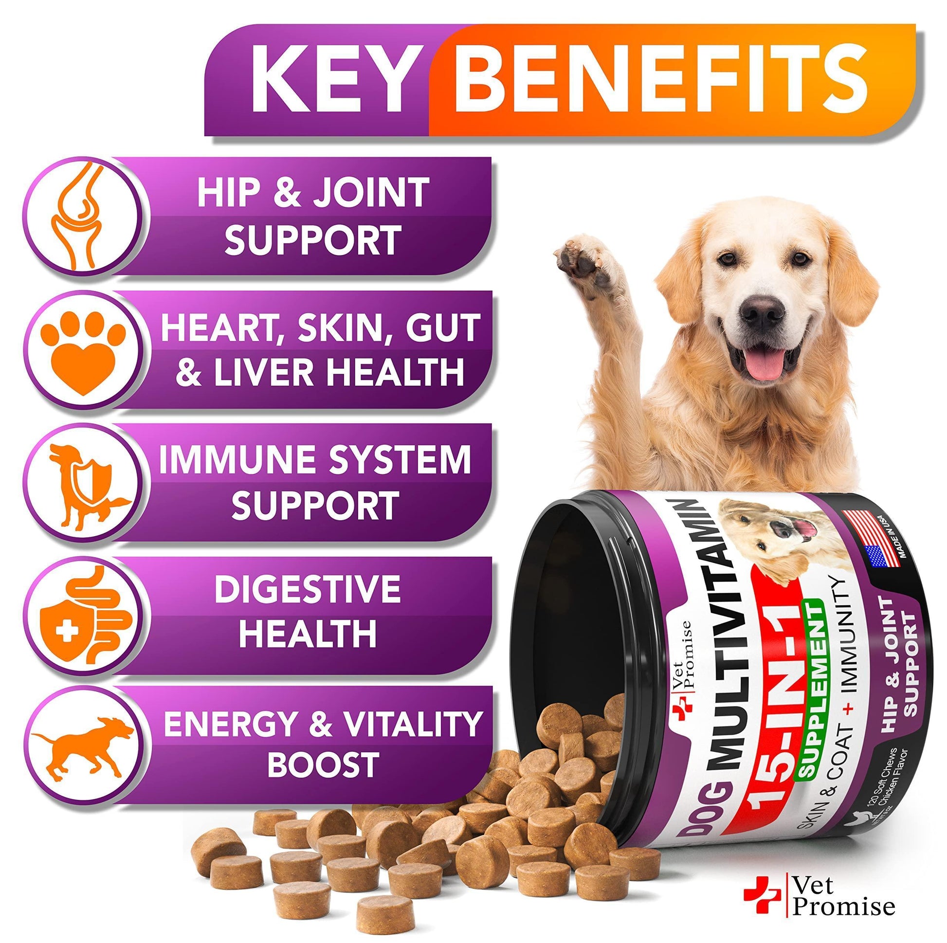 Dog Multivitamin Glucosamine Chews - Everyday Pet Essential - Majestic Pet Kingdom