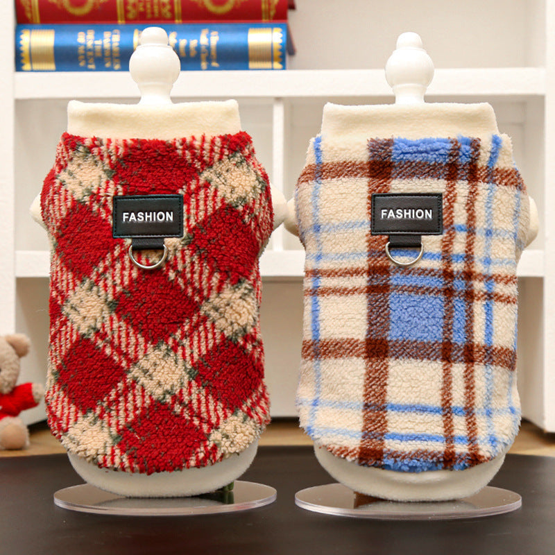 Dog Pet Clothes Made From Polar Fleece For Warmth