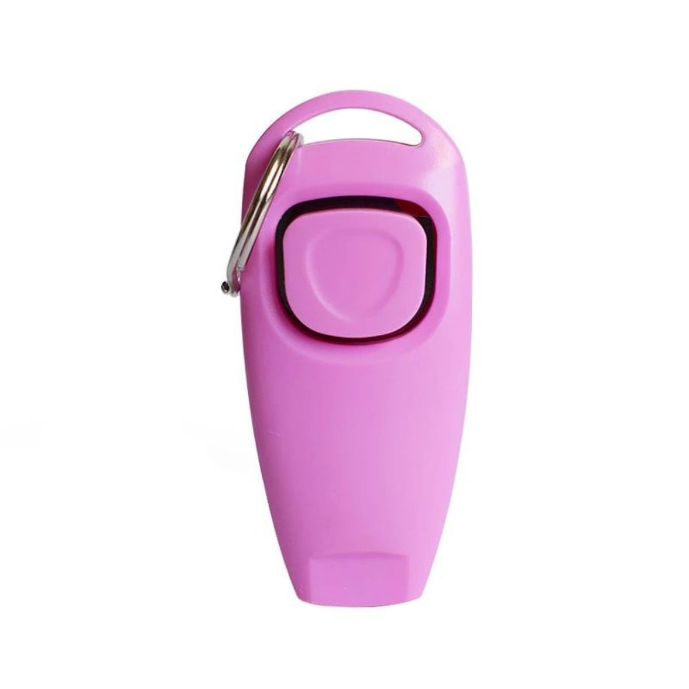 Dog Training Clicker Whistle Set with Key Ring and Wrist Strap - Detail Angle 5 | Majestic Pet Kingdom