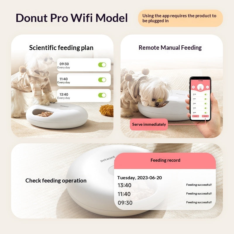 Smart App-Remote Freeze-Dried Snack Can Cat Automatic Feeder - Majestic Pet Kingdom