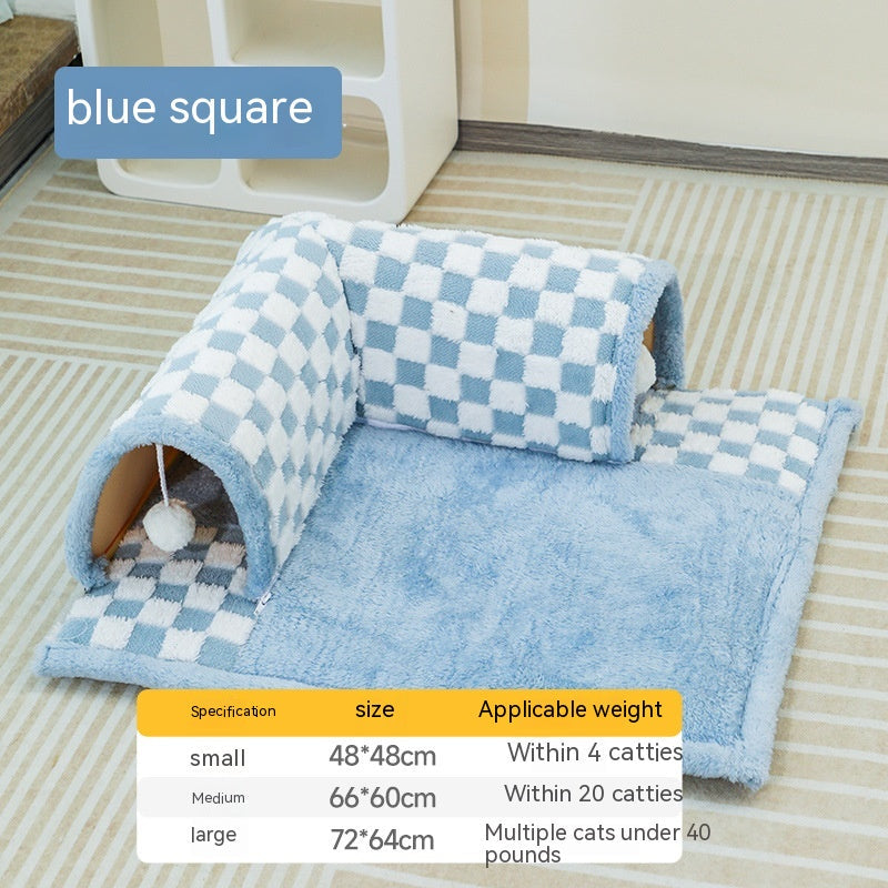 Duokete Cathouse Doghouse Autumn And Winter Warm Tunnel - Majestic Pet Kingdom
