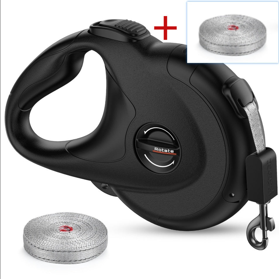 Reflective Retractable Dog Leash - Outdoor Pet Walking