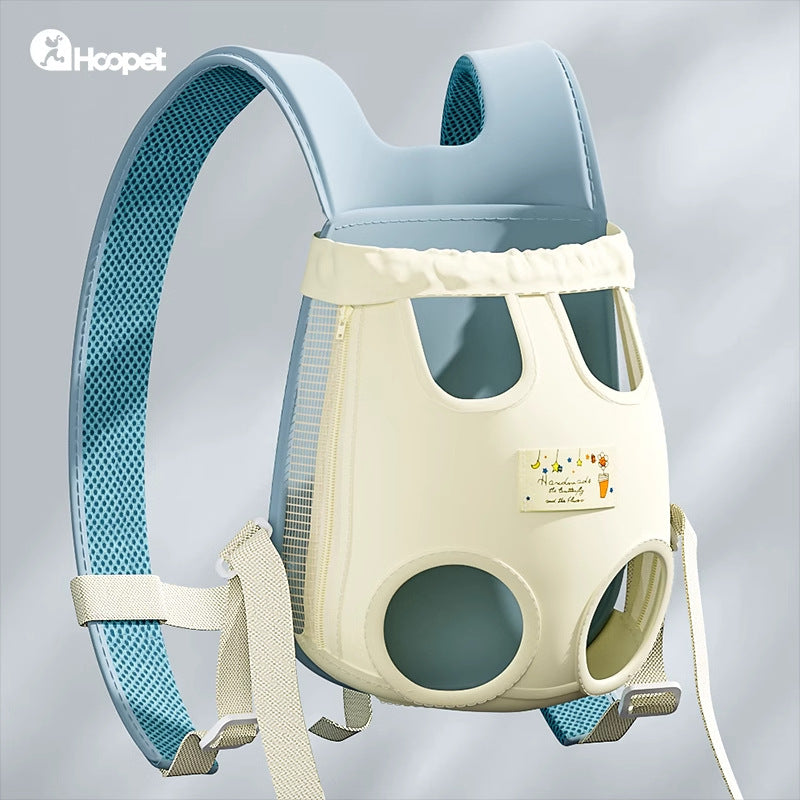 Breathable Dog Carrier Backpack Adjustable Chest Harness For Small Pets Portable Outdoor Cat Dog Travel Pack - Majestic Pet Kingdom