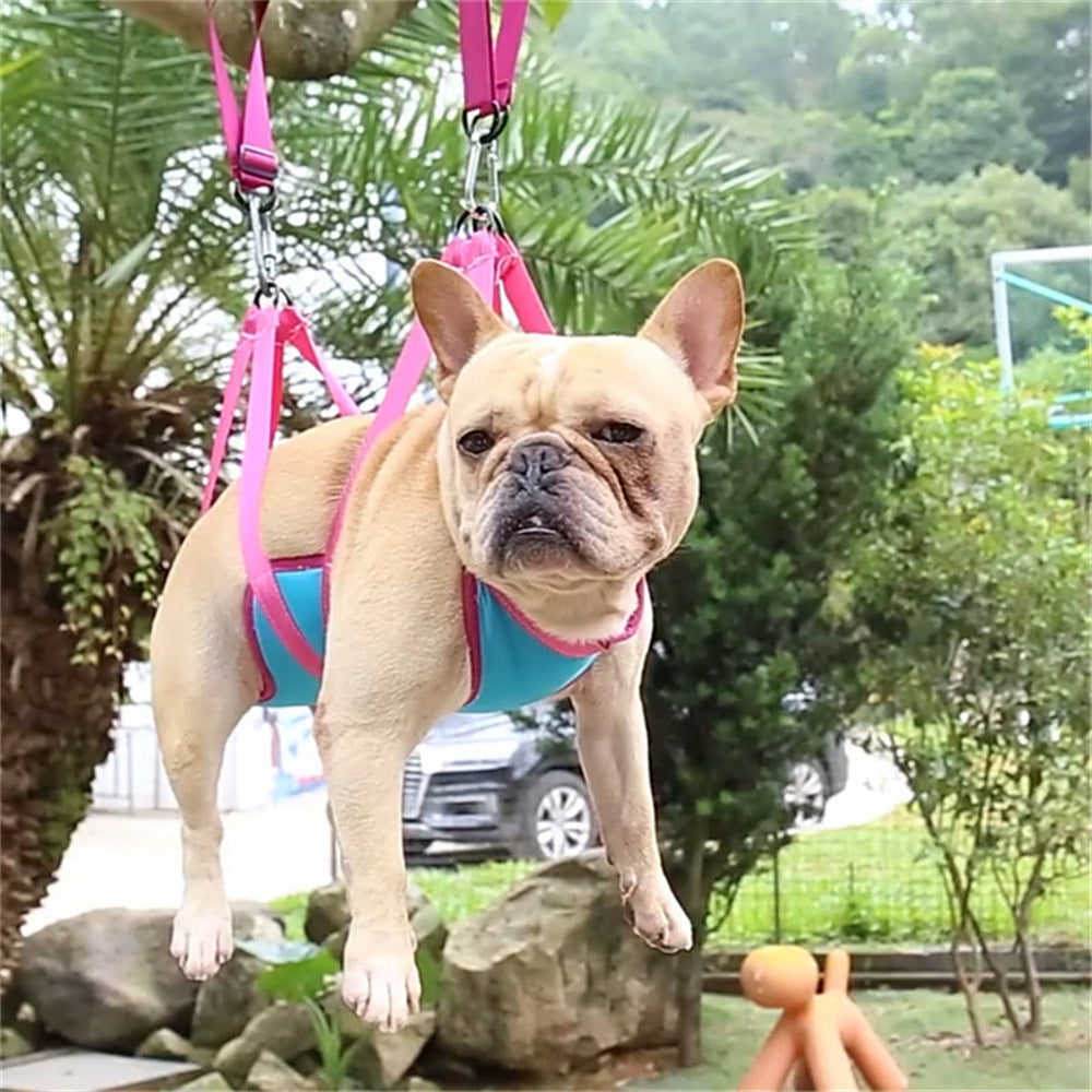 Pet Grooming Hammock For Cats & Dogs Hanging Harness Pet Supplies Kit With Nail Clippers Trimmer - Majestic Pet Kingdom