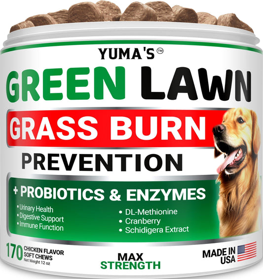 Green Lawn Chews For Dogs Urine Neutralizer Probiotics &