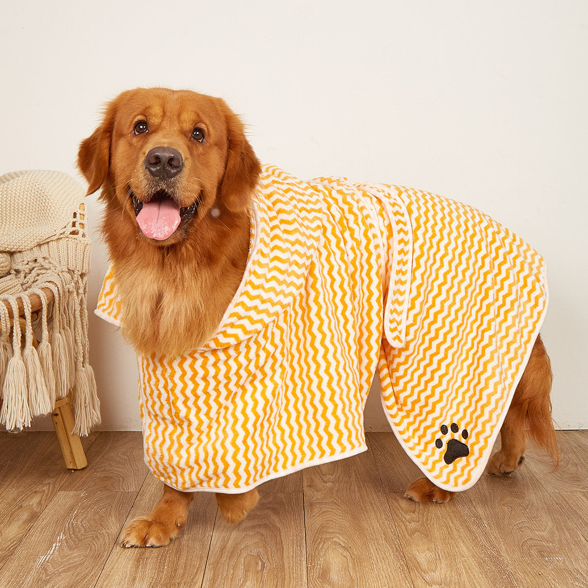 Pet Dogs And Cats Microfiber Bathrobe Towel - Majestic Pet Kingdom