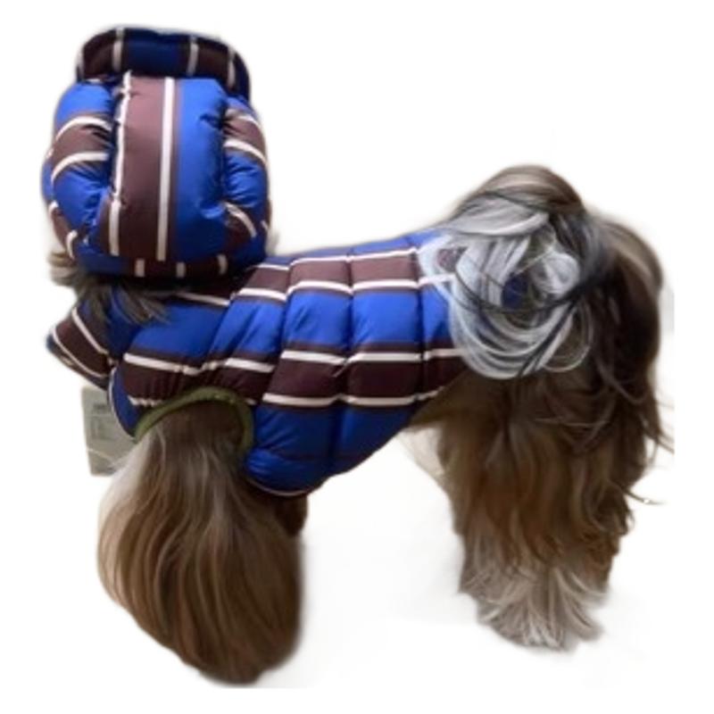Dog Hoodie Pure Cotton Padded Warm Winter Jacket Puppy Coat - Detail Angle 5 | Majestic Pet Kingdom