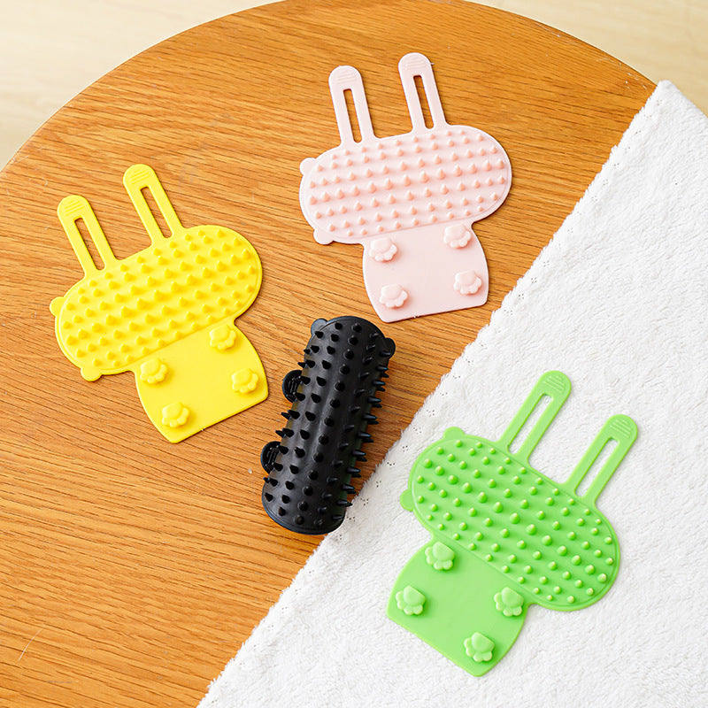 Pets Cat Hair Removal Massage Comb Cats Scratching Rubbing Brush Kitten Grooming Self Cleaning Wall Corner Cat Scratcher Combs Pet Products - Majestic Pet Kingdom