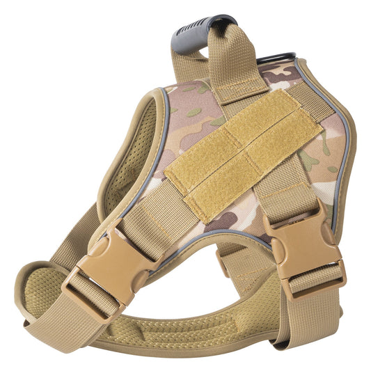 Traction Rope For Large Dogs Breathable Tactical Harness | Purrfect Pet Kingdom