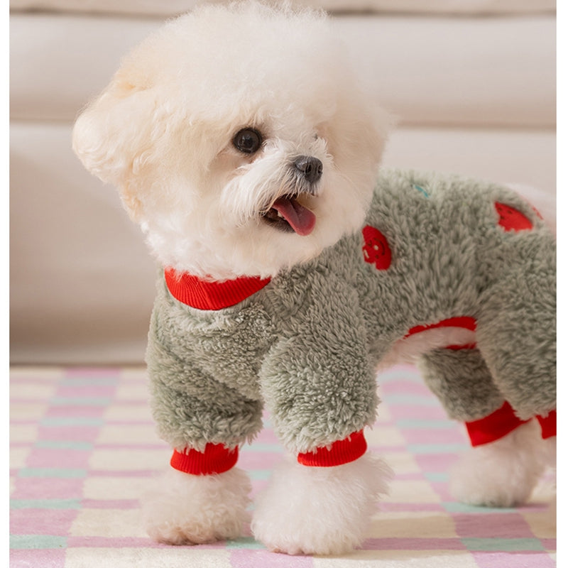 Wholesale Of Dog Clothes, Autumn And Winter Warm Four-legged Clothes, Small And Medium-sized Dog Teddy Bichon Frise Fleece Clothes, And Cat Pet Clothing - Majestic Pet Kingdom