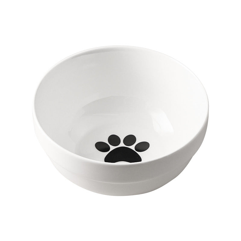 Ceramic Cat Bowl Food Basin Dog Drinking Water - Majestic Pet Kingdom