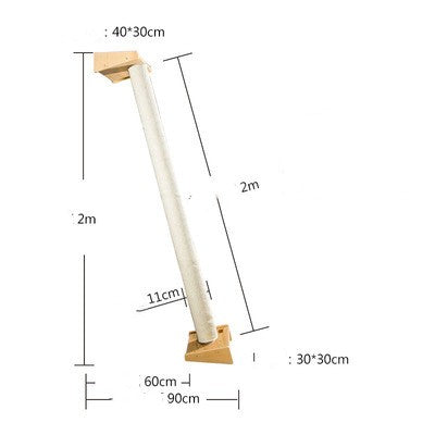 Solid Wood Large Cat Climbing Tree Shelf Tower Furniture - Majestic Pet Kingdom