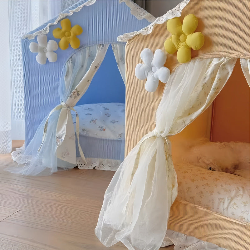 Creative House For Kitty Princess Dog And Cat Tent
