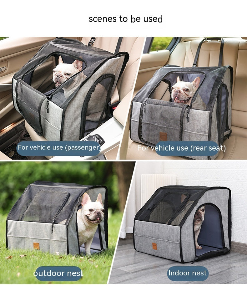 Pet Car Supplies Dog Dog Cage Nest Go Out Portable - Majestic Pet Kingdom