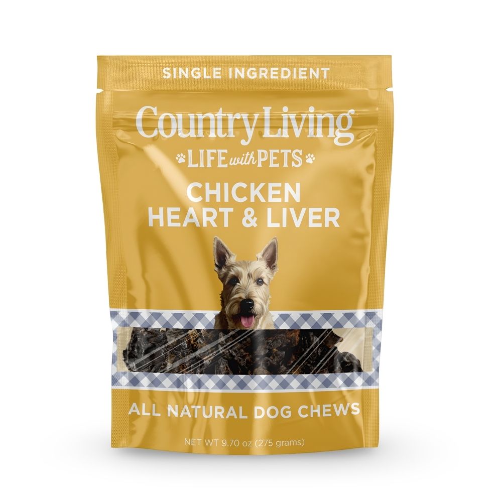 Dehydrated Chicken Hearts & Livers Dog Treats – 9oz Bag