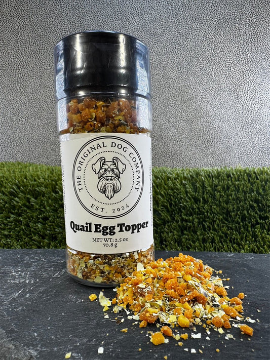 Dog Food Topper Dehydrated Quail Egg Pure Meal Booster 4oz