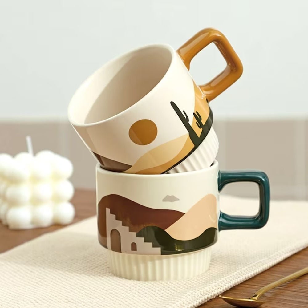 Tilley + Me Desert Vibe Artisanal Mug | Handcrafted Ceramic
