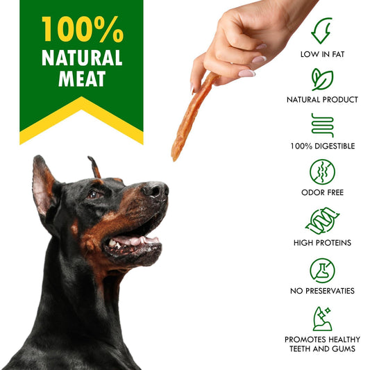 Dog Treats Chicken Strips Human-Grade Grain-Free Chews 10.6oz