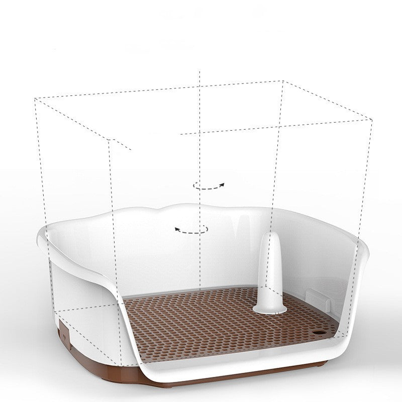 Dog Potty Tray Mesh Training Toilet Pad Holder for Small