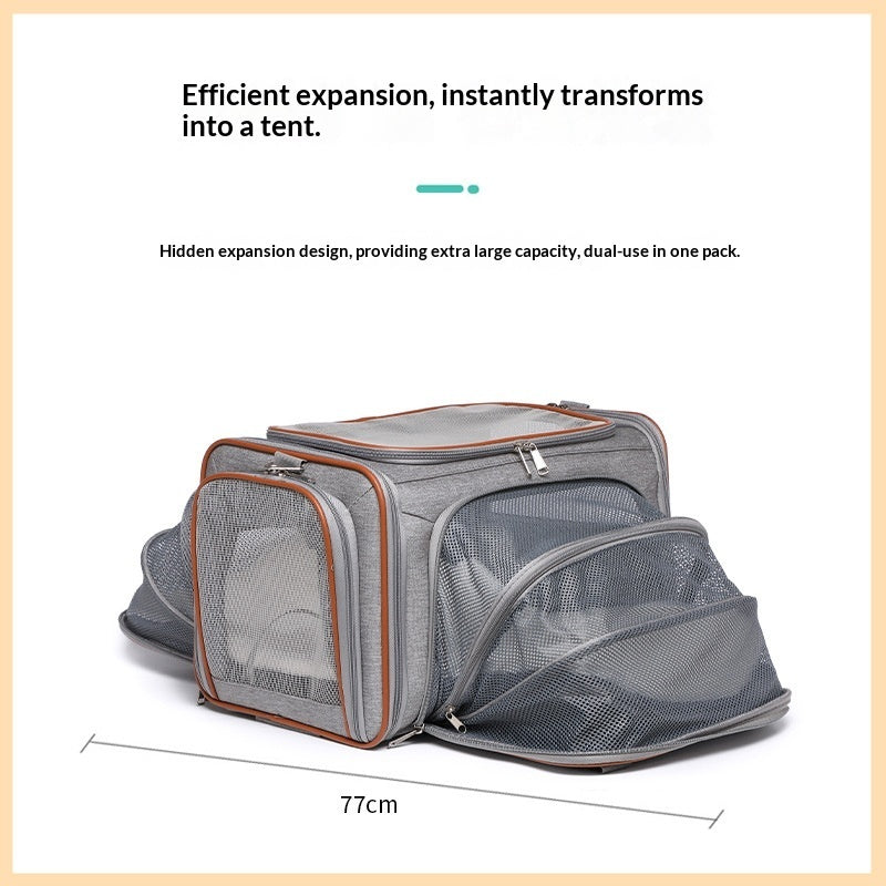 HB PET Portable Dog Travel Bag Airline-Approved Pet Trolley