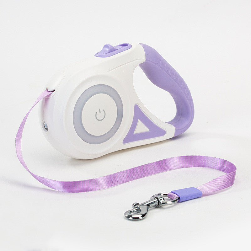 Retractable Dog Leash & Collar Set with LED Spotlight