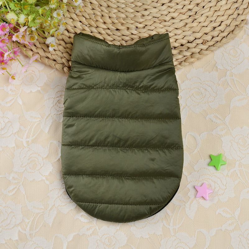 Small Dog Teddy Autumn Autumn Winter Cat Thermal Padded Coat - Majestic Pet Kingdom