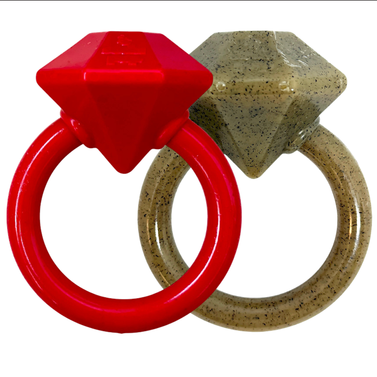 Diamond Ring Nylon Teething Ring for Puppies | Durable &