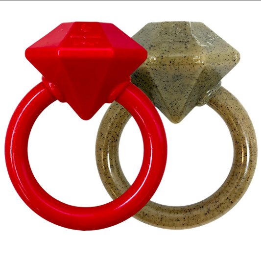 Diamond Ring Nylon Teething Ring for Puppies | Durable &