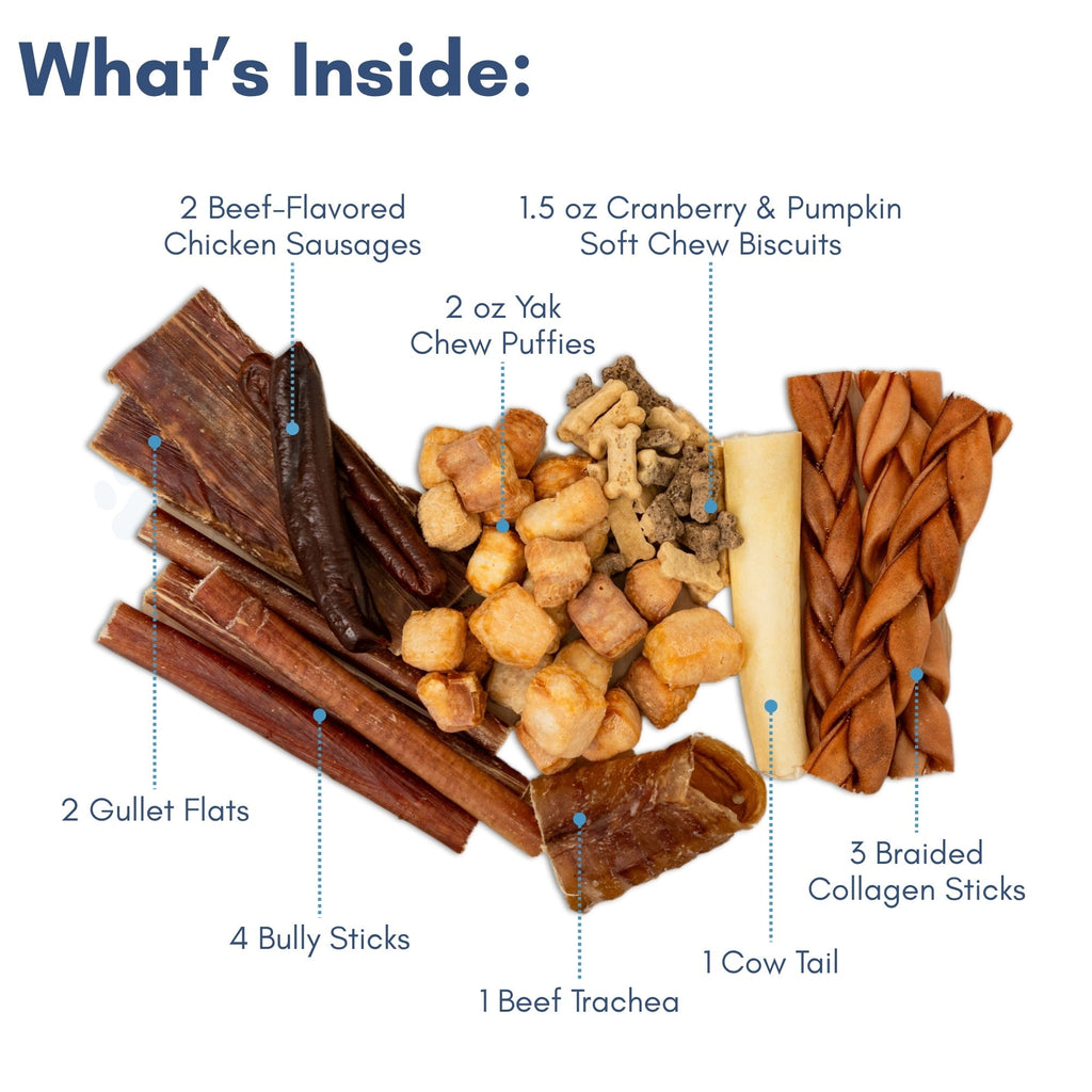 Bark-Uterie Board – Charcuterie-Inspired Natural Dog Treats Variety