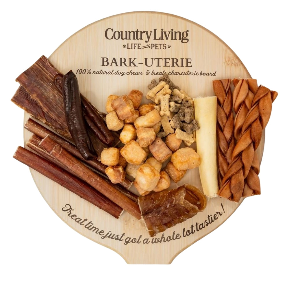Bark-Uterie Board – Charcuterie-Inspired Natural Dog Treats Variety