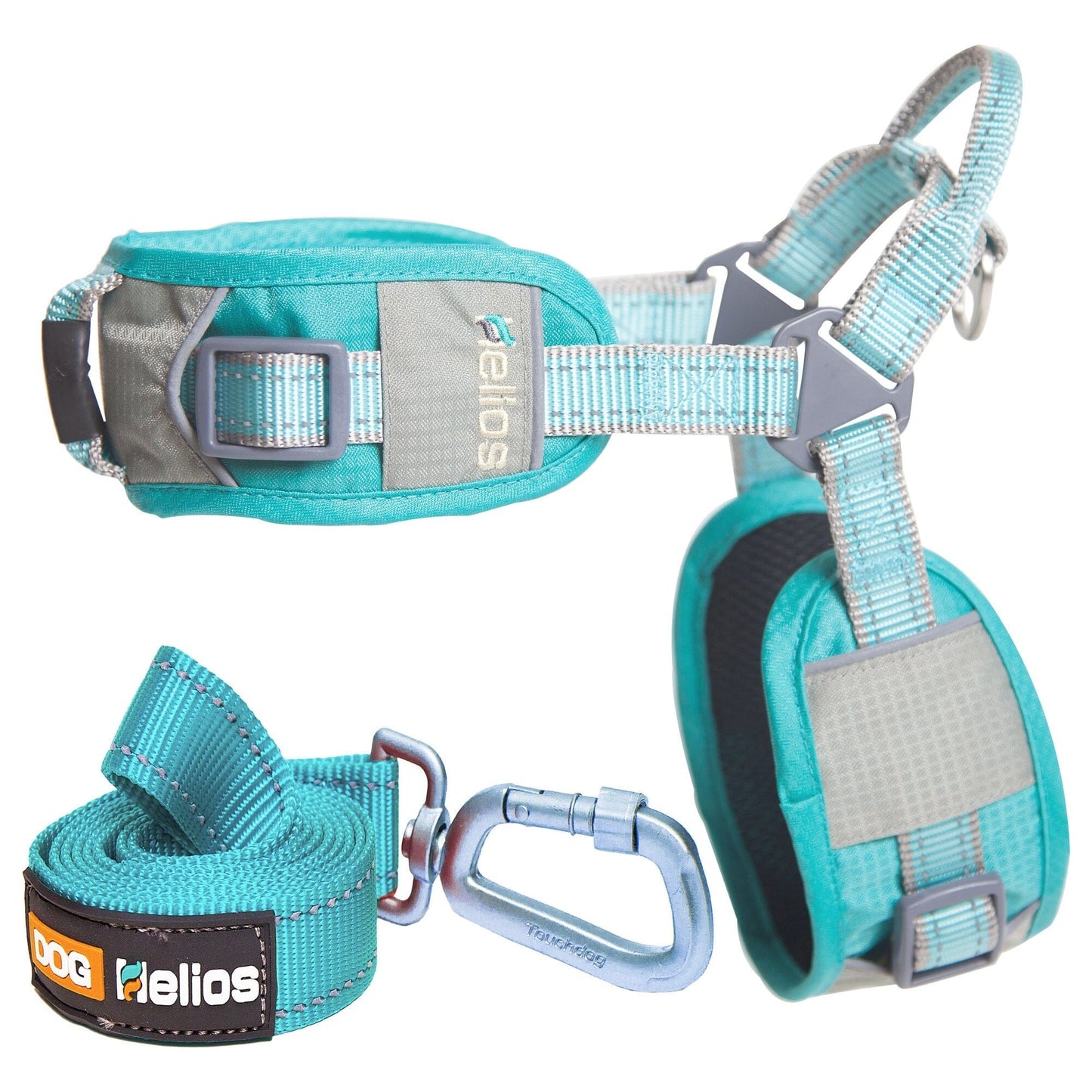 Dog Helios 'Geo-turf' Performance Adjustible and Reflective Dog Harness and Leash