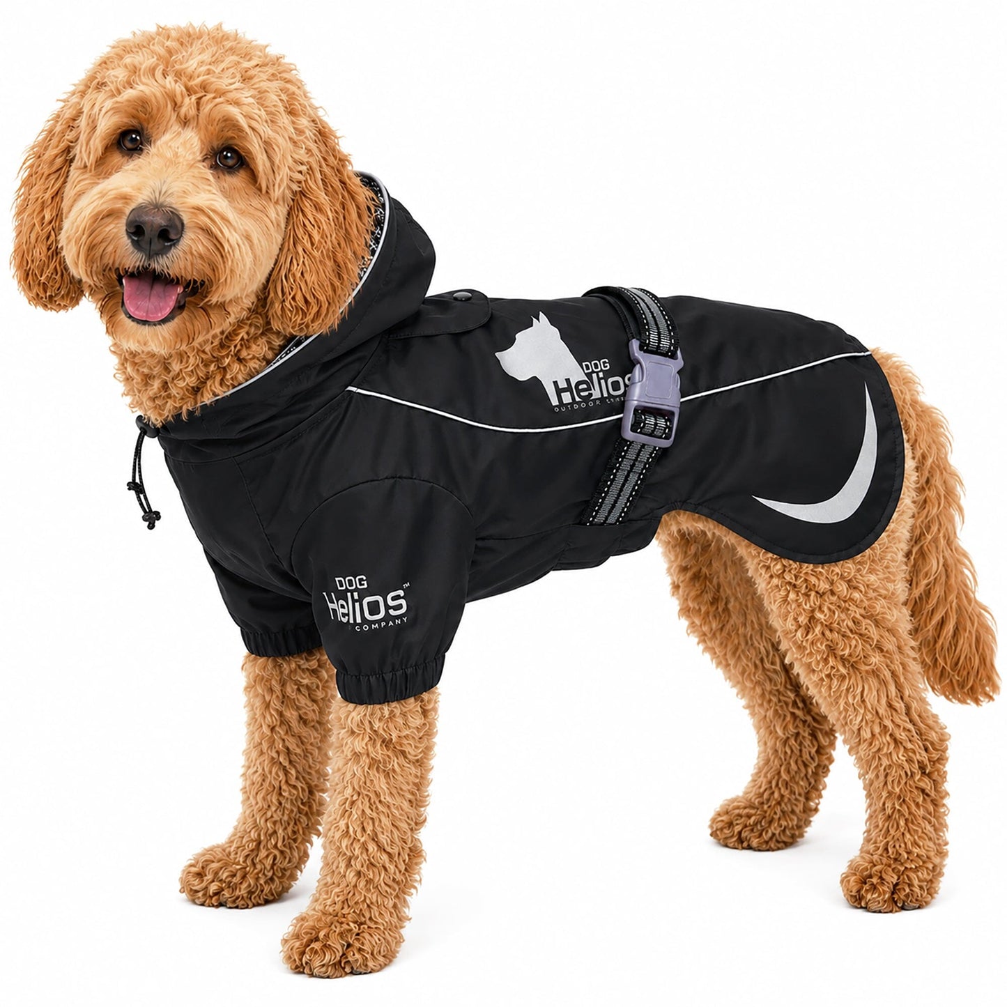 Dog Helios 'Ice-Breaker' Extendable Hooded Dog Coat w/ Heat Reflective Technology
