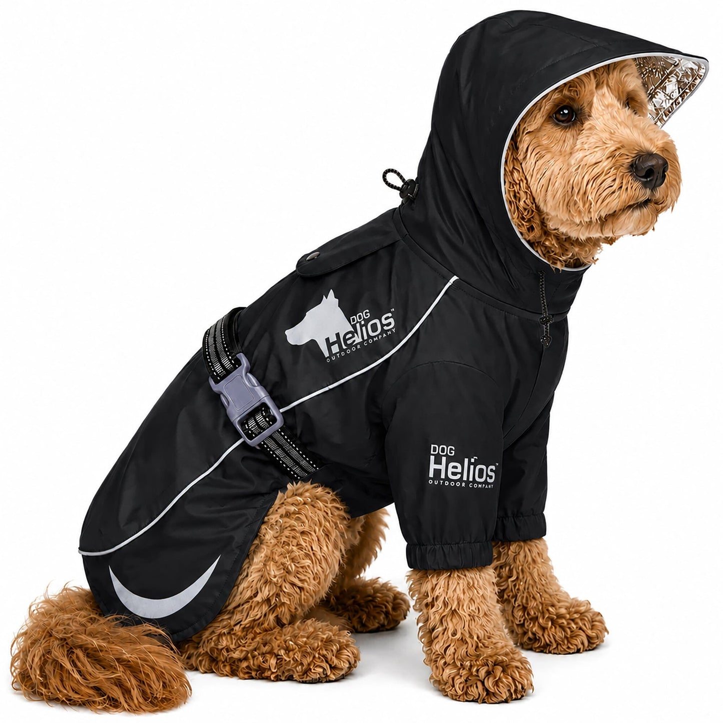 Dog Helios 'Ice-Breaker' Extendable Hooded Dog Coat w/ Heat Reflective Technology