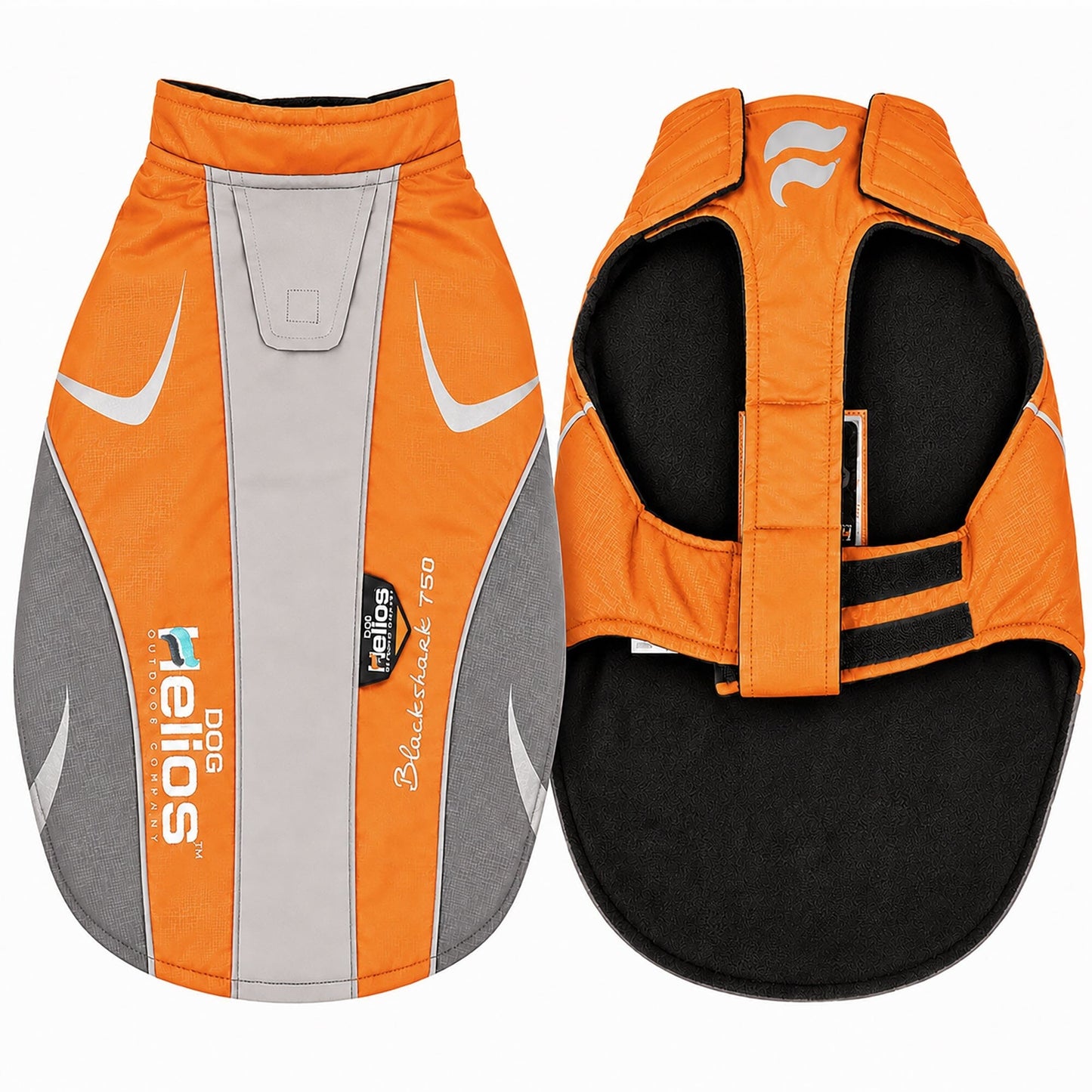 Dog Helios ® Altitude-Mountaineer Wrap-Hook-and-Loop Waterproof Dog Coat